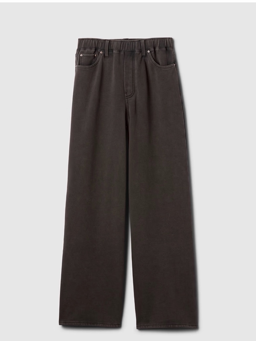 GAP Dark Gray Elastic Waist Sweatpants